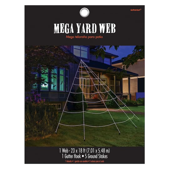 23ft. Halloween Mega Yard Web Decoration